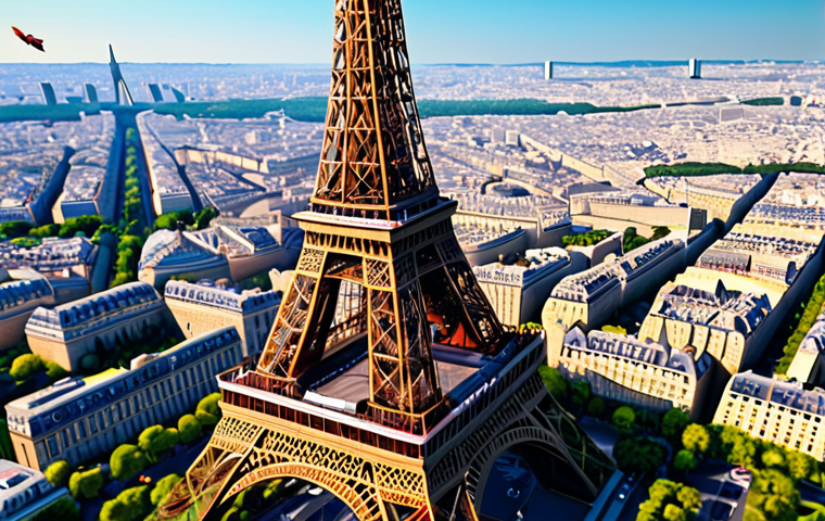 **
* **Prompt:** Jett the Super Wing soaring through the Eiffel Tower in Paris, France. Bright, vibrant colors, cartoon style. Focus on adventure and excitement.
**