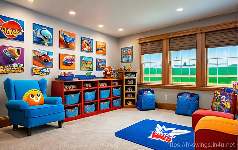 슈퍼윙스 팬을 위한 커뮤니티 모임 - **Prompt 2: Southeast Asian Marketplace Mission**
    A dynamic and vibrant scene depicting Jett, Di...